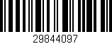 Código de barras (EAN, GTIN, SKU, ISBN): '29844097'