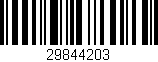 Código de barras (EAN, GTIN, SKU, ISBN): '29844203'