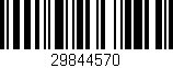 Código de barras (EAN, GTIN, SKU, ISBN): '29844570'