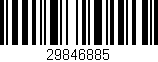 Código de barras (EAN, GTIN, SKU, ISBN): '29846885'