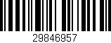 Código de barras (EAN, GTIN, SKU, ISBN): '29846957'