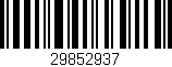 Código de barras (EAN, GTIN, SKU, ISBN): '29852937'