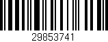 Código de barras (EAN, GTIN, SKU, ISBN): '29853741'