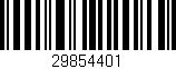Código de barras (EAN, GTIN, SKU, ISBN): '29854401'