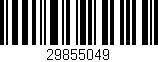 Código de barras (EAN, GTIN, SKU, ISBN): '29855049'