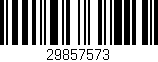 Código de barras (EAN, GTIN, SKU, ISBN): '29857573'