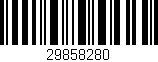 Código de barras (EAN, GTIN, SKU, ISBN): '29858280'