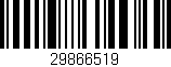 Código de barras (EAN, GTIN, SKU, ISBN): '29866519'