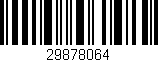 Código de barras (EAN, GTIN, SKU, ISBN): '29878064'