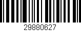 Código de barras (EAN, GTIN, SKU, ISBN): '29880627'