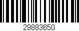 Código de barras (EAN, GTIN, SKU, ISBN): '29883650'