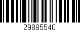 Código de barras (EAN, GTIN, SKU, ISBN): '29885540'