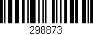 Código de barras (EAN, GTIN, SKU, ISBN): '298873'