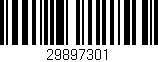 Código de barras (EAN, GTIN, SKU, ISBN): '29897301'