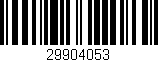 Código de barras (EAN, GTIN, SKU, ISBN): '29904053'