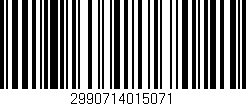 Código de barras (EAN, GTIN, SKU, ISBN): '2990714015071'