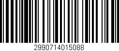 Código de barras (EAN, GTIN, SKU, ISBN): '2990714015088'