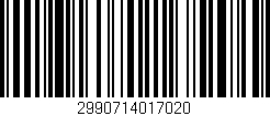 Código de barras (EAN, GTIN, SKU, ISBN): '2990714017020'