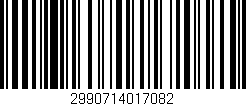 Código de barras (EAN, GTIN, SKU, ISBN): '2990714017082'