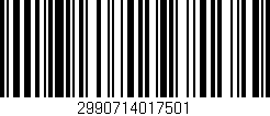 Código de barras (EAN, GTIN, SKU, ISBN): '2990714017501'