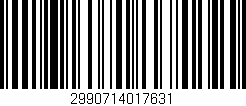 Código de barras (EAN, GTIN, SKU, ISBN): '2990714017631'