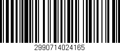 Código de barras (EAN, GTIN, SKU, ISBN): '2990714024165'