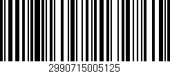 Código de barras (EAN, GTIN, SKU, ISBN): '2990715005125'