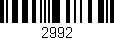 Código de barras (EAN, GTIN, SKU, ISBN): '2992'