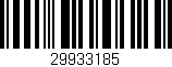 Código de barras (EAN, GTIN, SKU, ISBN): '29933185'