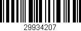 Código de barras (EAN, GTIN, SKU, ISBN): '29934207'