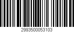 Código de barras (EAN, GTIN, SKU, ISBN): '2993500053103'
