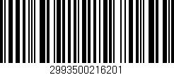 Código de barras (EAN, GTIN, SKU, ISBN): '2993500216201'