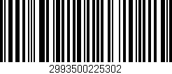 Código de barras (EAN, GTIN, SKU, ISBN): '2993500225302'