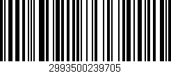 Código de barras (EAN, GTIN, SKU, ISBN): '2993500239705'