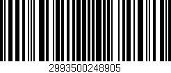 Código de barras (EAN, GTIN, SKU, ISBN): '2993500248905'