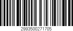 Código de barras (EAN, GTIN, SKU, ISBN): '2993500271705'