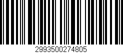 Código de barras (EAN, GTIN, SKU, ISBN): '2993500274805'