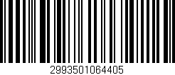 Código de barras (EAN, GTIN, SKU, ISBN): '2993501064405'