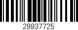Código de barras (EAN, GTIN, SKU, ISBN): '29937725'