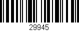 Código de barras (EAN, GTIN, SKU, ISBN): '29945'