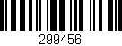 Código de barras (EAN, GTIN, SKU, ISBN): '299456'