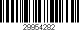 Código de barras (EAN, GTIN, SKU, ISBN): '29954282'