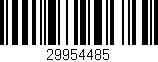 Código de barras (EAN, GTIN, SKU, ISBN): '29954485'