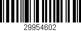 Código de barras (EAN, GTIN, SKU, ISBN): '29954602'