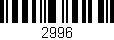 Código de barras (EAN, GTIN, SKU, ISBN): '2996'