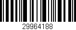 Código de barras (EAN, GTIN, SKU, ISBN): '29964188'