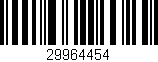 Código de barras (EAN, GTIN, SKU, ISBN): '29964454'