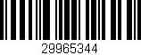 Código de barras (EAN, GTIN, SKU, ISBN): '29965344'
