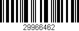Código de barras (EAN, GTIN, SKU, ISBN): '29966462'