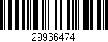 Código de barras (EAN, GTIN, SKU, ISBN): '29966474'